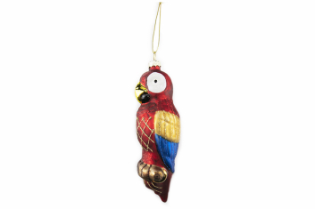 Vánoční ozdoba papoušek