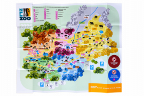 Mapa Zoo Zlín 2025