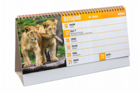 Stolní kalendář Zoo Zlín 2026