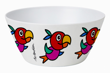 Veselá miska papoušci