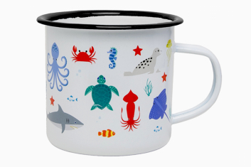 Smaltovaný hrneček oceán