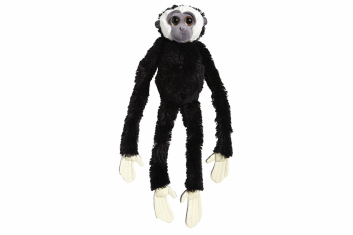 Plyšový gibon černý dlouhé ruce 60 cm
