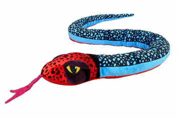 Plyšový had bungarec dvoupruhý 150 cm