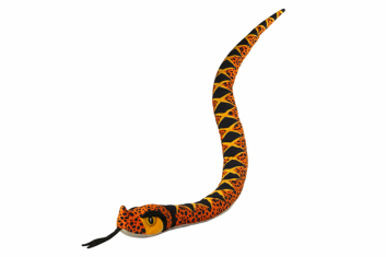 Plyšová zmije růžkatá 150 cm