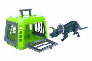 Triceratops plast v kleci