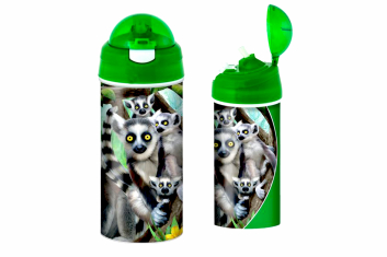 3D láhev na pití lemur