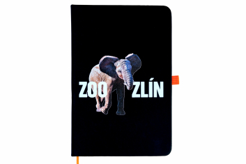 Zápisník A5 černý Zoo Zlín