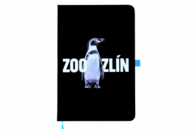Zápisník A5 černý Zoo Zlín