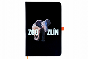 Zápisník A5 černý Zoo Zlín