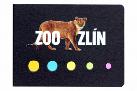 Bloček se samolepícími štítky Zoo Zlín