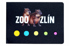 Bloček se samolepícími štítky Zoo Zlín