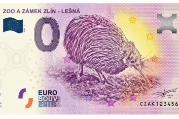 Eurobankovka kivi hnědý