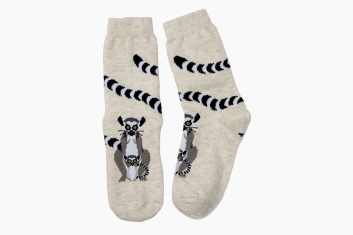 Veselé ponožky lemur 19-22