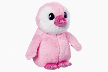 Plyšový tučňák růžový