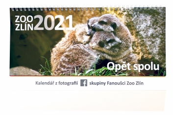 Stolní kalendář Zoo Zlín 2021