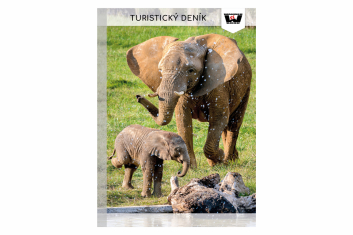 Turistický deník - motiv sloni