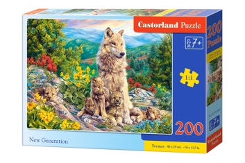 Puzzle vlk 200 dílků