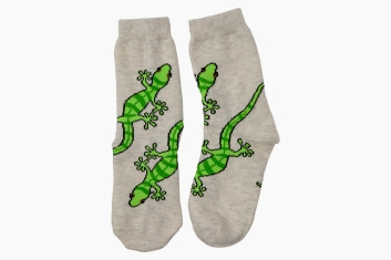 Veselé ponožky gekon