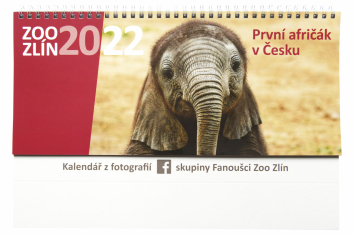 Stolní kalendář Zoo Zlín 2022