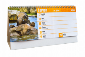 Stolní kalendář Zoo Zlín 2024